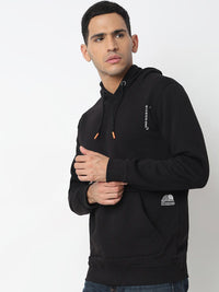 SPYKAR Hooded Neck Long Sleeves Cotton Pullover Sweatshirt