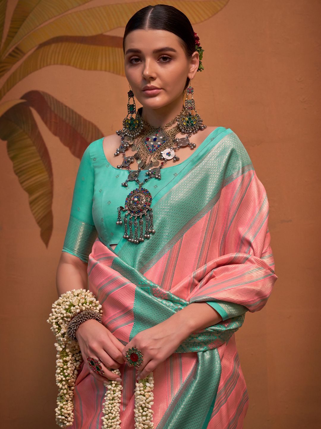 Saree mall Woven Design Zari Banarasi Sarees