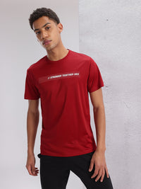 HRX by Hrithik Roshan Twin Collection Typography Printed T-shirt
