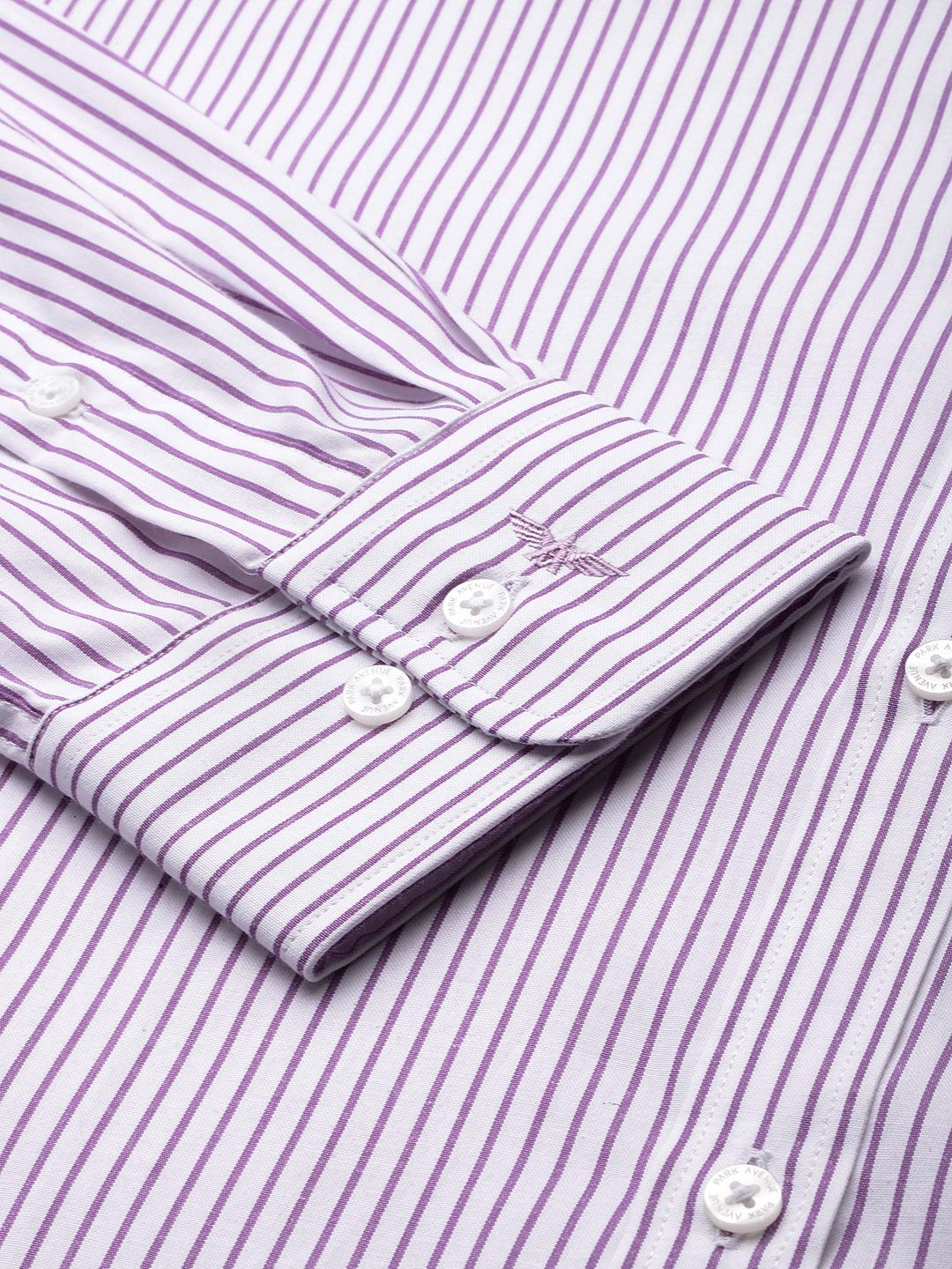 Park Avenue Slim Fit Striped Formal Shirt