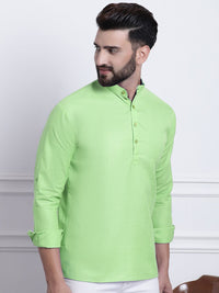 SOJANYA Men Green Kurta