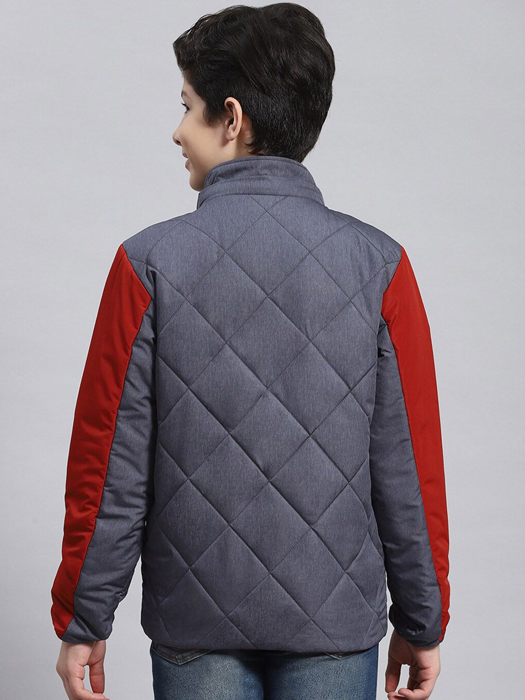 Monte Carlo Boys Lightweight Colourblocked Hooded Padded Jacket