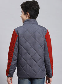 Monte Carlo Boys Lightweight Colourblocked Hooded Padded Jacket