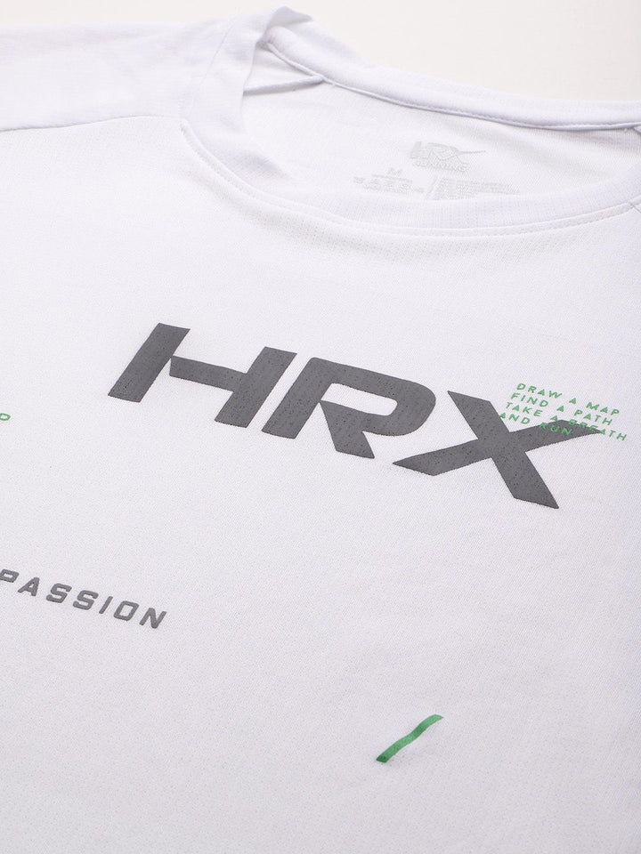 HRX by Hrithik Roshan Rapid-Dry Typography Print Running T-shirt