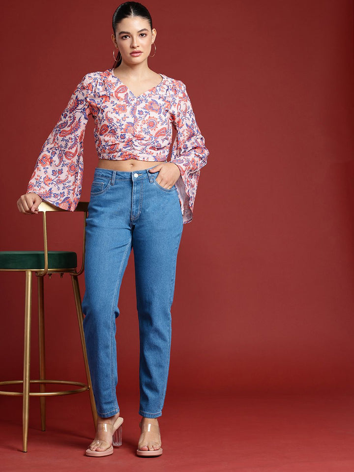 all about you Women Boyfriend Fit High-Rise Stretchable Jeans