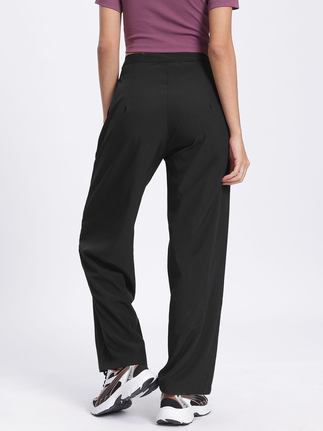 DressBerry Women Pleated Perfection Regular Trouser