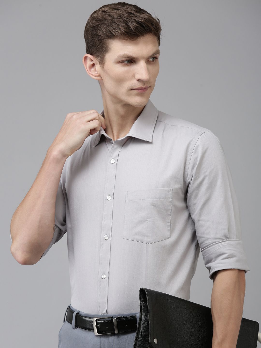 Park Avenue Pure Cotton Slim Fit Opaque Formal Shirt