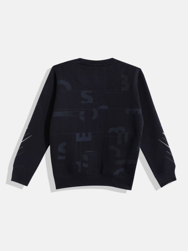 Monte Carlo Boys Typography Printed Sweatshirt