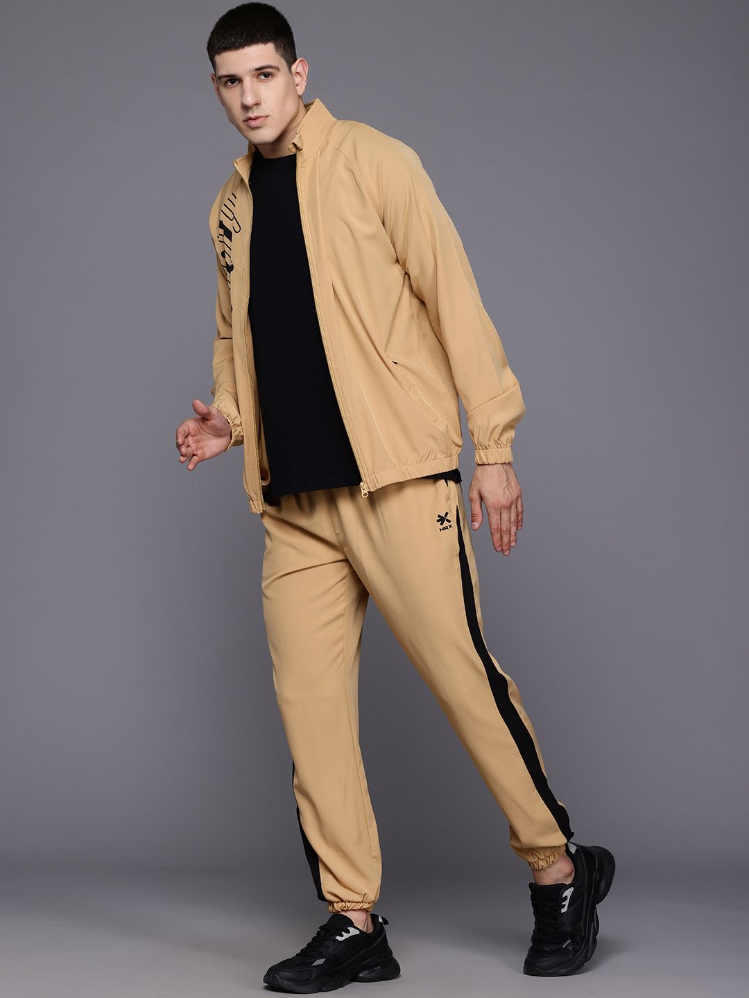 HRX by Hrithik Roshan Printed Rapid-Dry Running Tracksuit