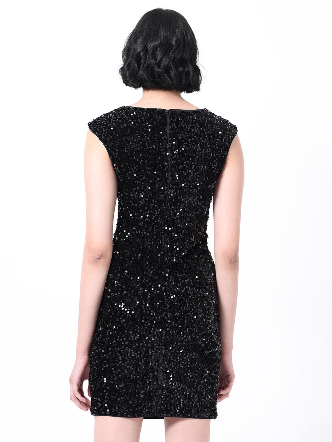 RAREISM Embellished Sequined Sheath Dress