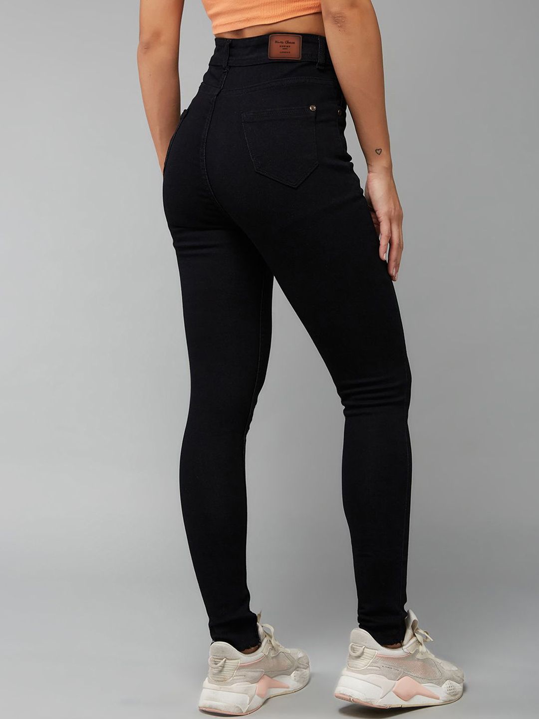 Miss Chase Women Slim Fit High-Rise Clean Look Stretchable Jeans
