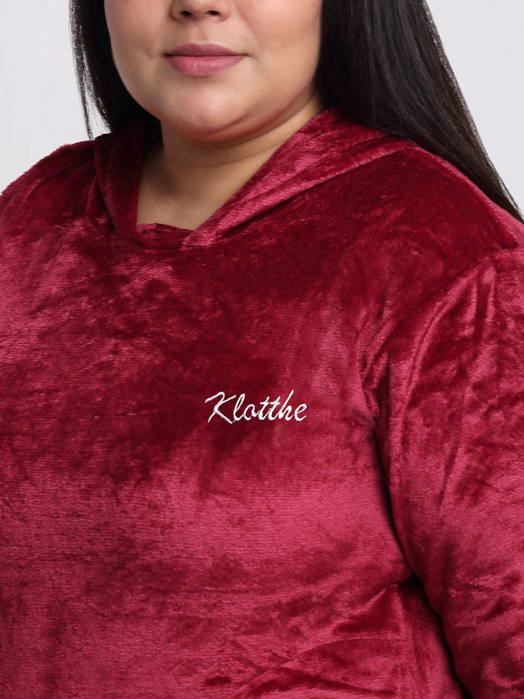 T-shirt baldu berkerudung klotthe plus dengan seluar