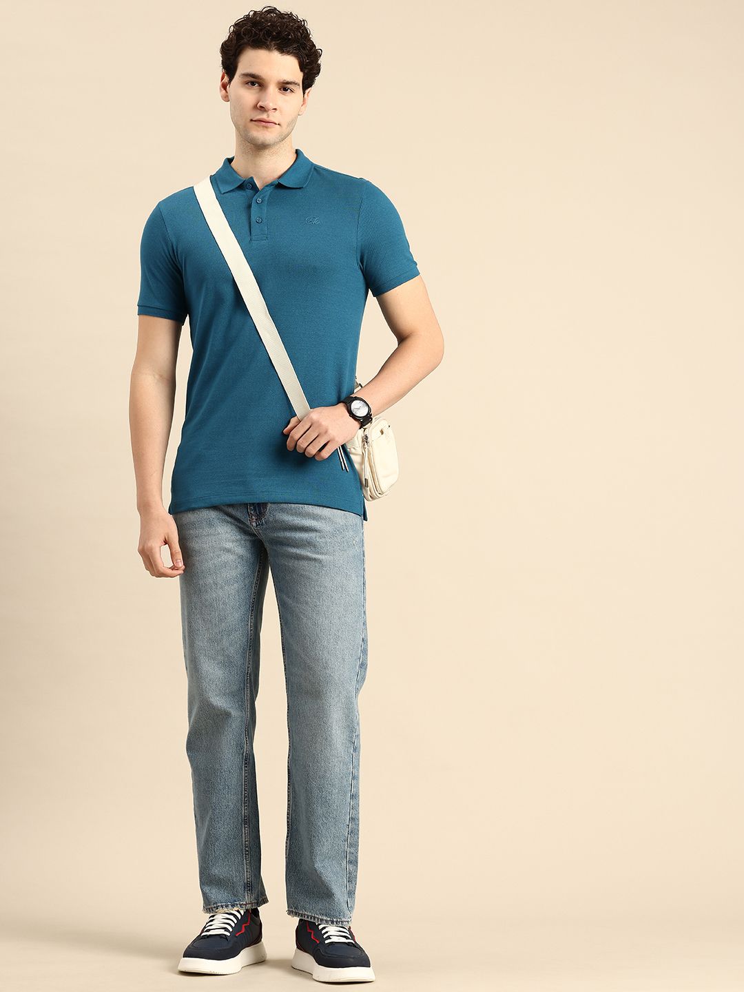 Being Human Pure Cotton Polo Collar Casual T-shirt