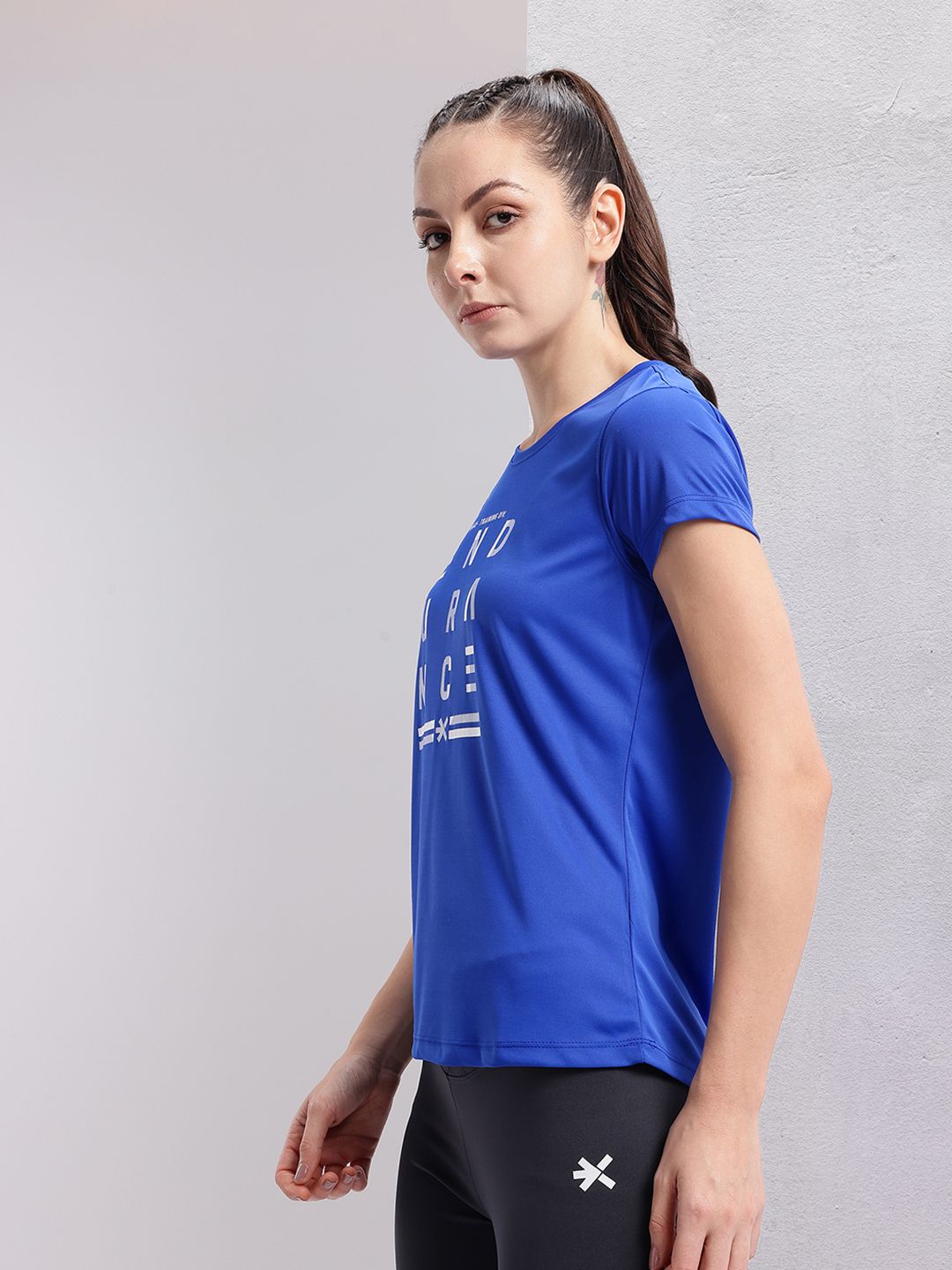HRX by Hrithik Roshan Typography Printed Training T-shirt