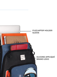 Gear Boys Astronomer Printed Backpack with Compression Straps