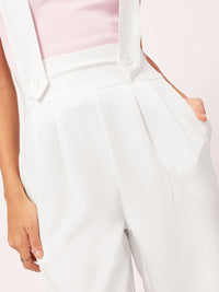 DressBerry Utility Chic Trousers With Suspenders