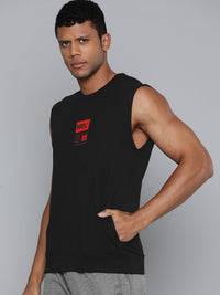 HRX by Hrithik Roshan Men Black Sweatshirt