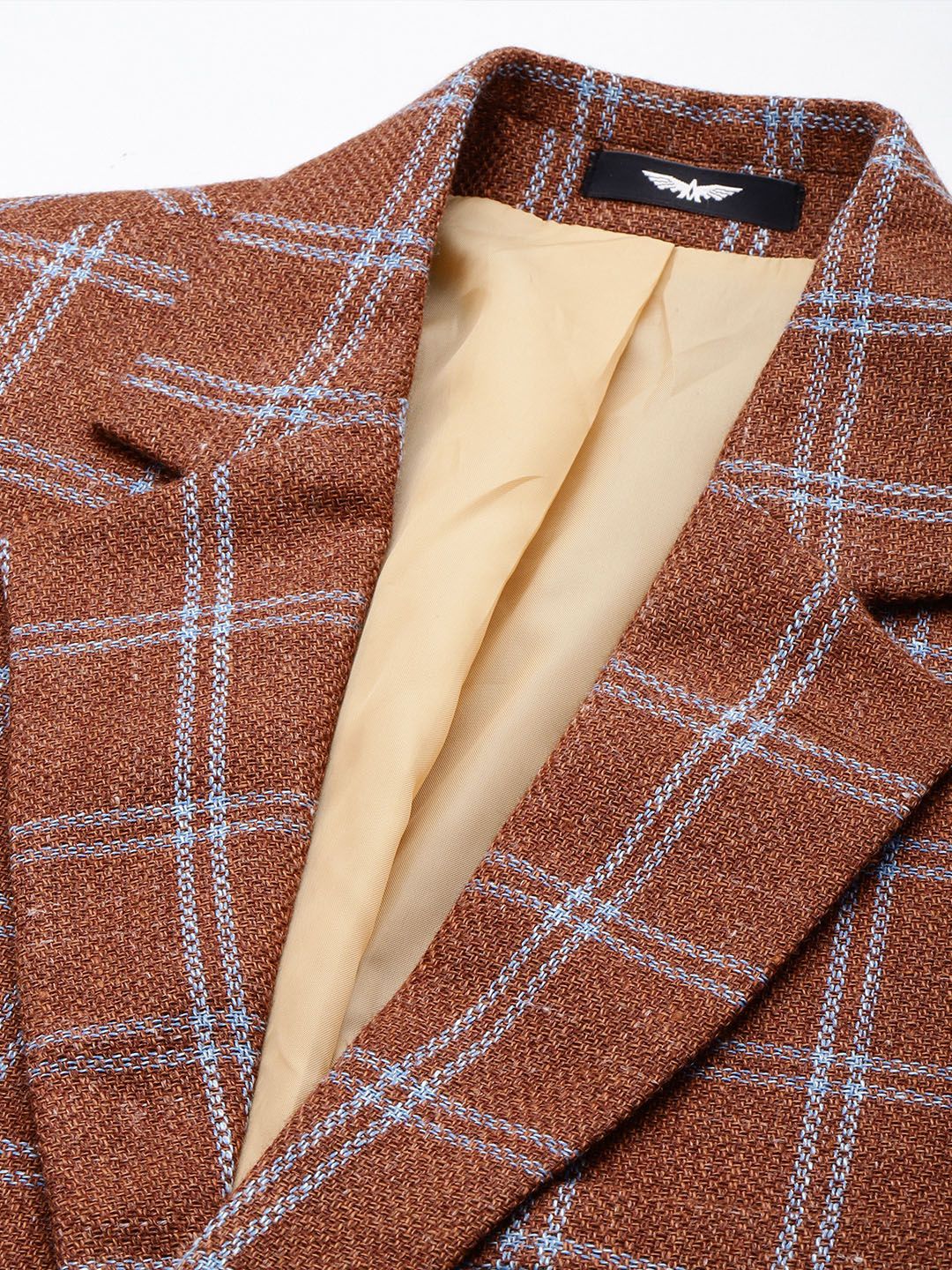 Park Avenue Regular Fit Checked Single-Breasted Formal Blazers