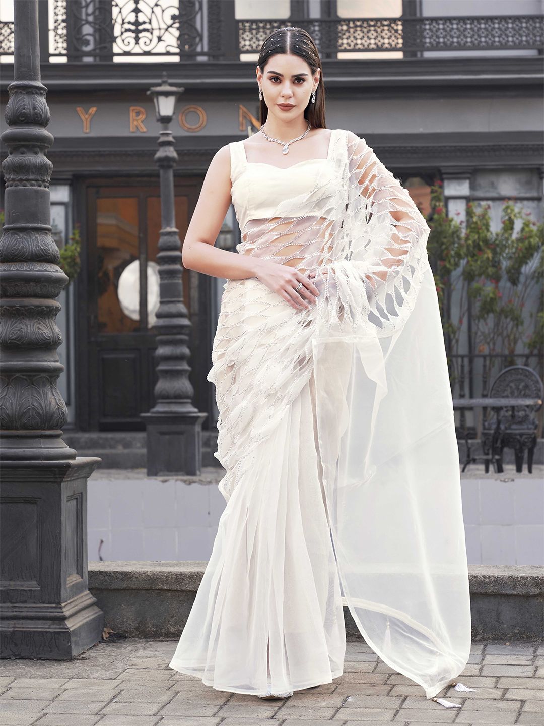Tikhi Imli Embellished Sequinned Saree