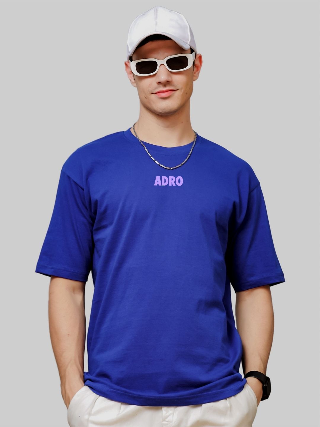 ADRO Men Printed Pockets T-shirt