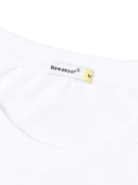 Bewakoof Men White Typography Printed T-shirt