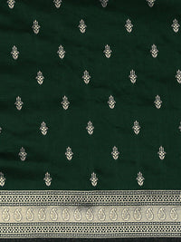 Mitera Ethnic Motifs Woven Design Zari Silk Blend Banarasi Saree