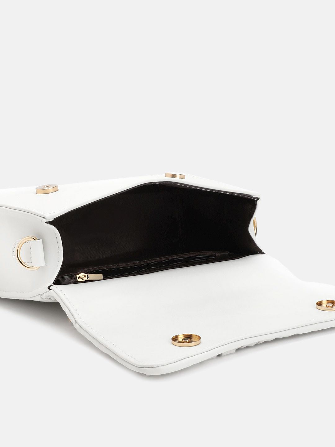 DressBerry Textured Structured Satchel