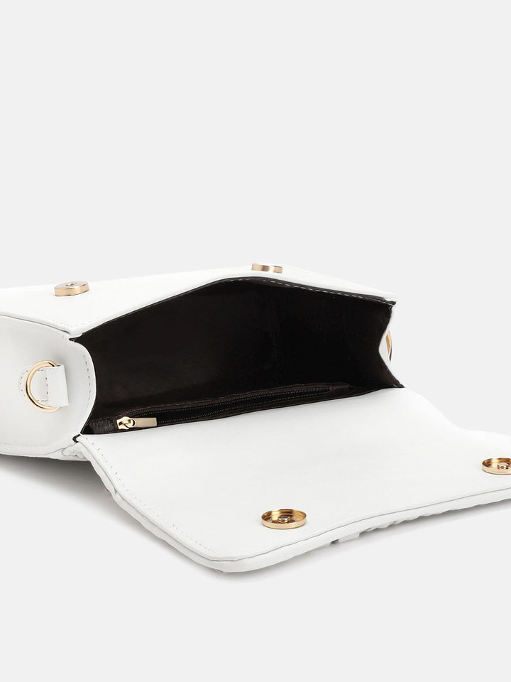 DressBerry Textured Structured Satchel