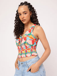 DressBerry Smock & Roll Color Pop Top
