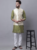 SOJANYA Embroidered Thread Work Kurta With Churidar