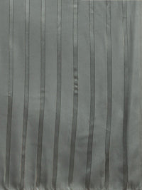 Saree mall Grey Striped Satin Saree