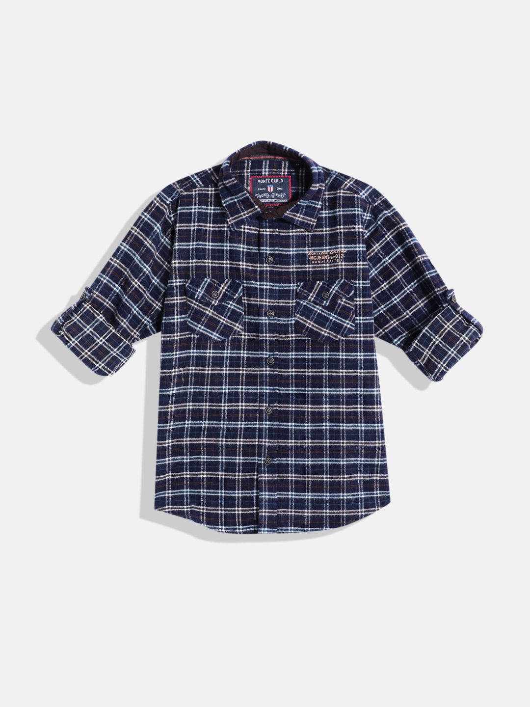 Monte Carlo Boys Checked Casual Smart Fit Shirt