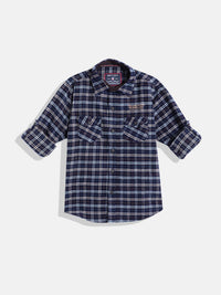 Monte Carlo Boys Checked Casual Smart Fit Shirt