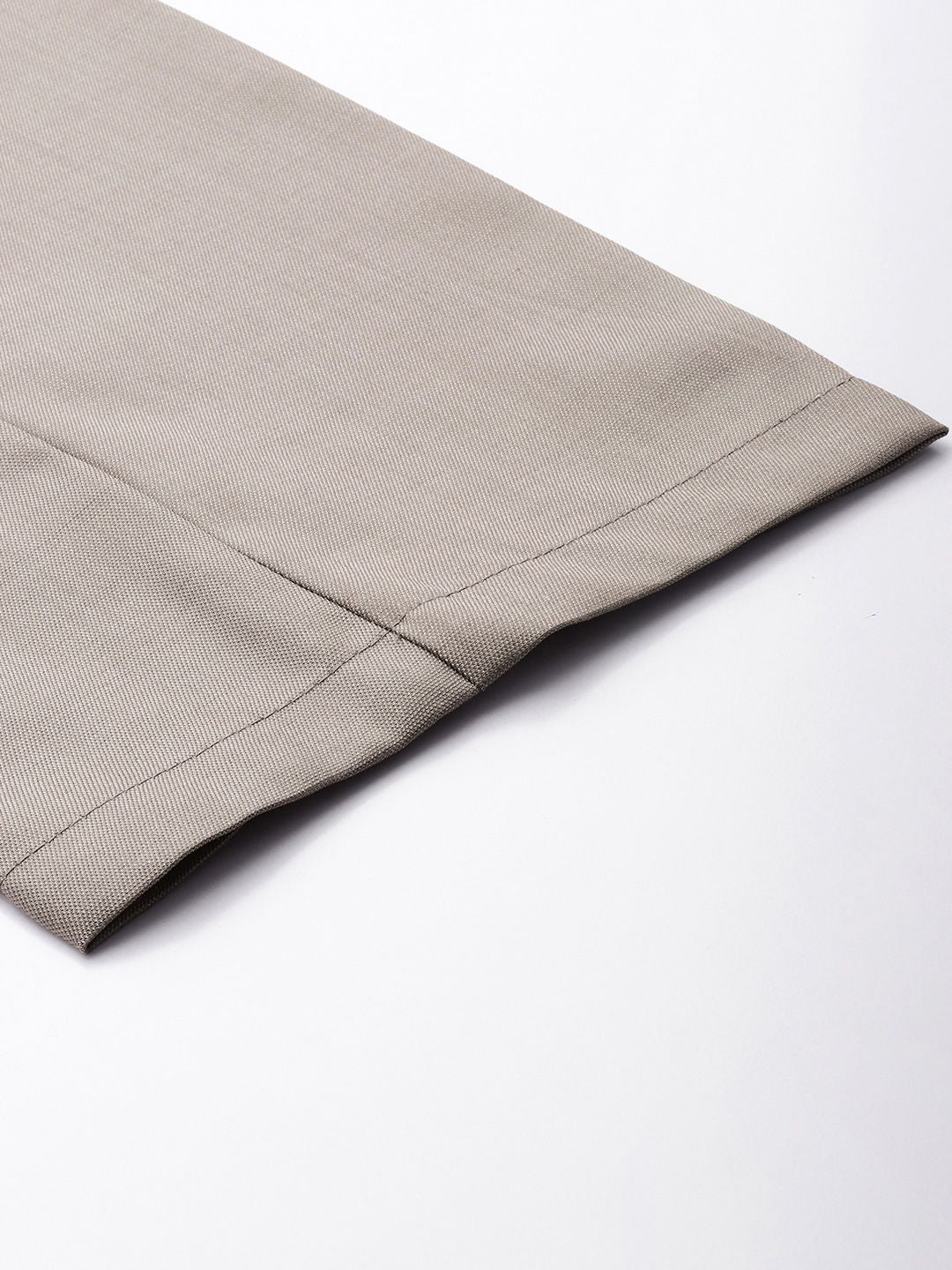 The Indian Garage Co. X Men Relaxed Straight Fit Textured Pleated Formal Trousers