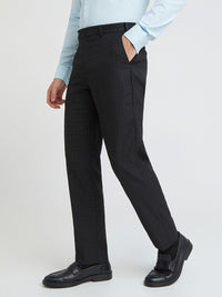 Park Avenue Men Checked Formal Trousers