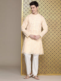House of Pataudi Ethnic Motifs Embroidered Jashn Kurta