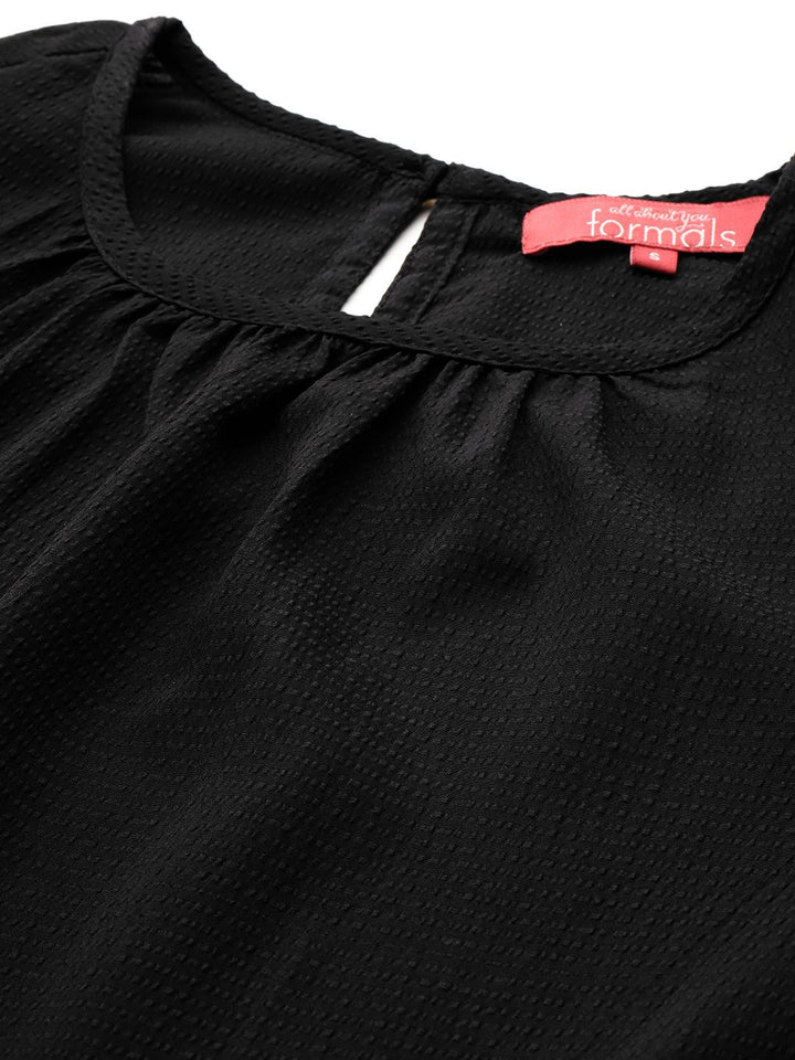 all about you Self-Design Puff Sleeve Top
