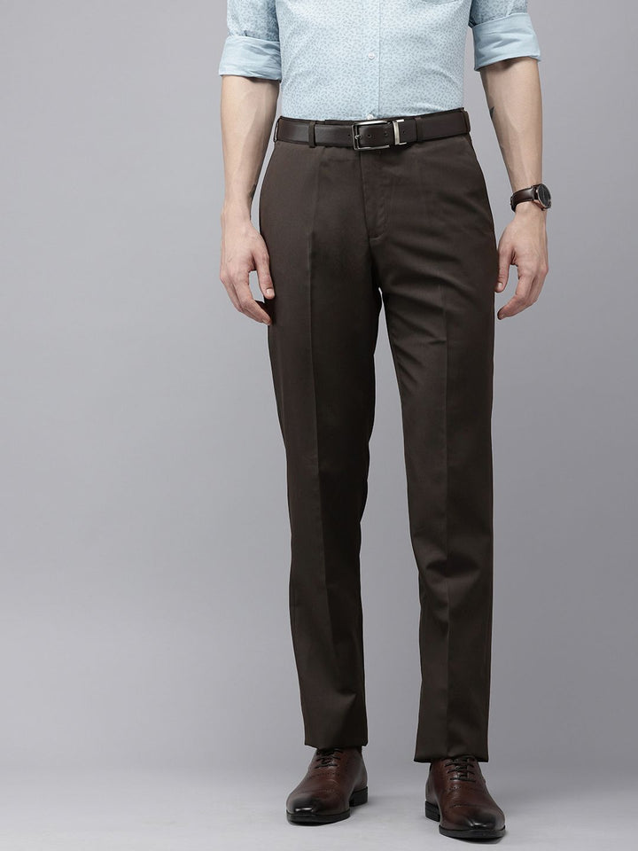 Park Avenue Men Solid Formal Trousers