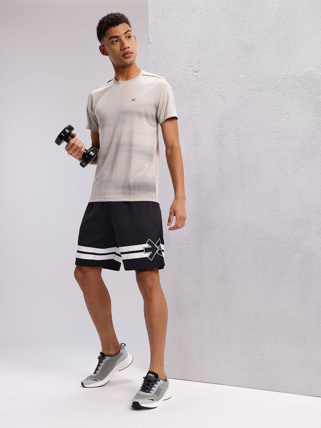 HRX by Hrithik Roshan Men Printed Rapid Dry Training Shorts