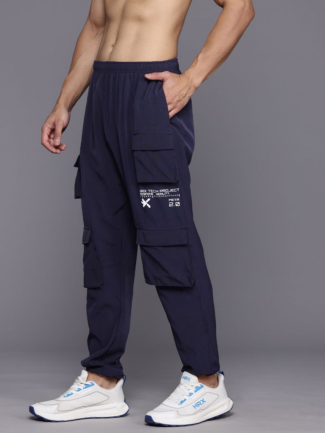 HRX by Hrithik Roshan Men Cargo-Style Lifestyle Joggers