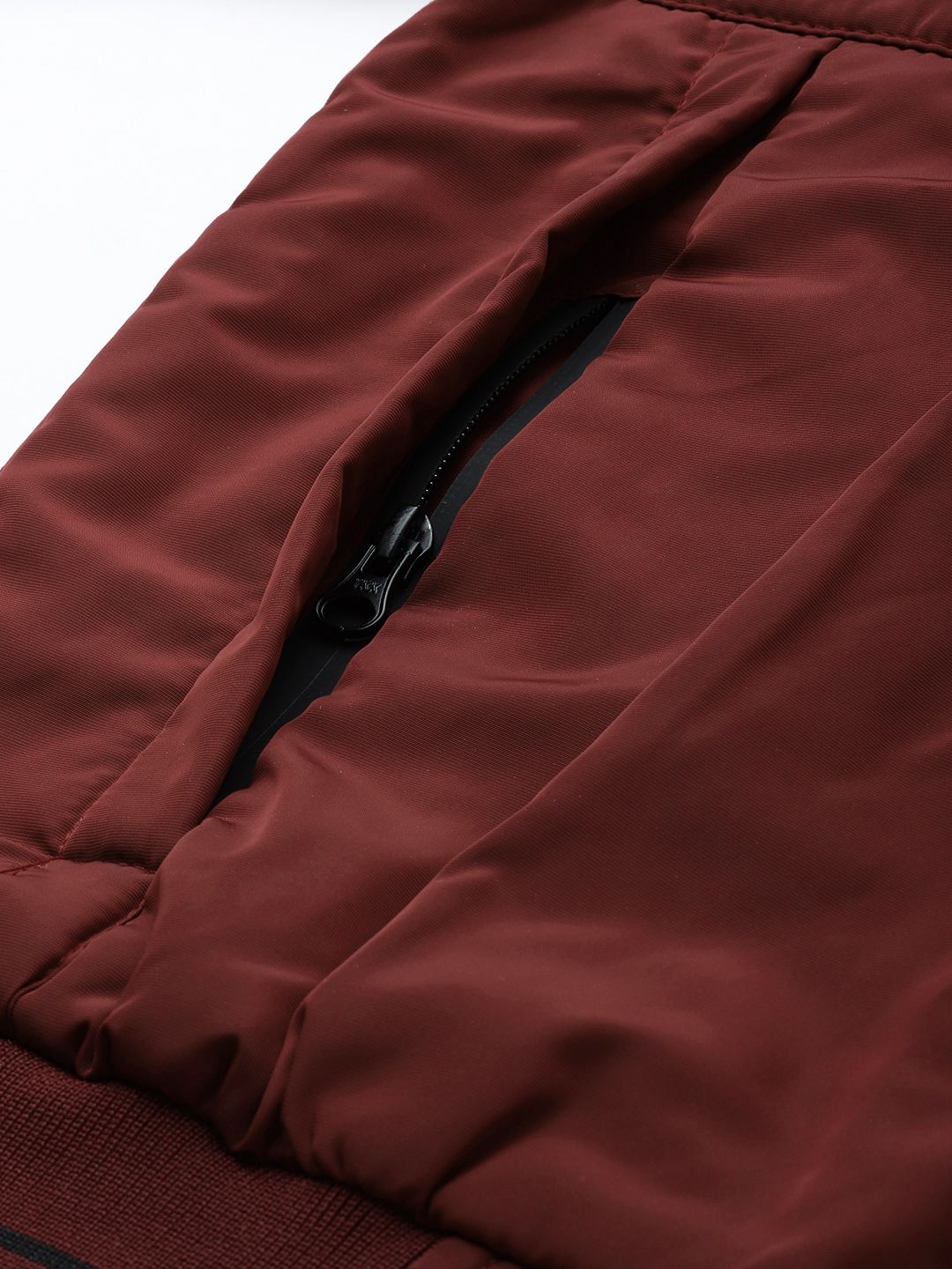 The Indian Garage Co Men Zip-Front Bomber Jacket with Insert Pockets