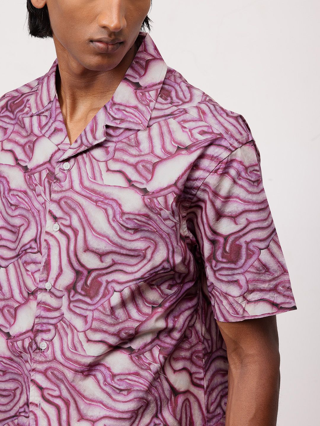 ether Comfort Fit Printed Organic Cotton Shirt