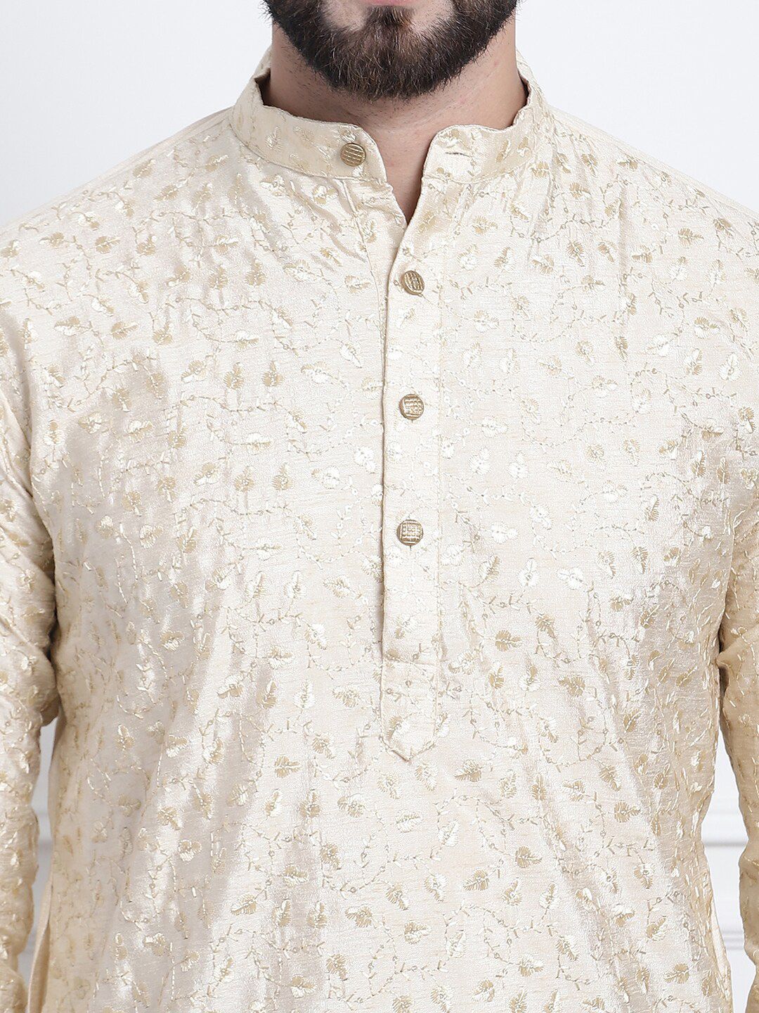 SOJANYA Kurta Lurus Sulam Bunga