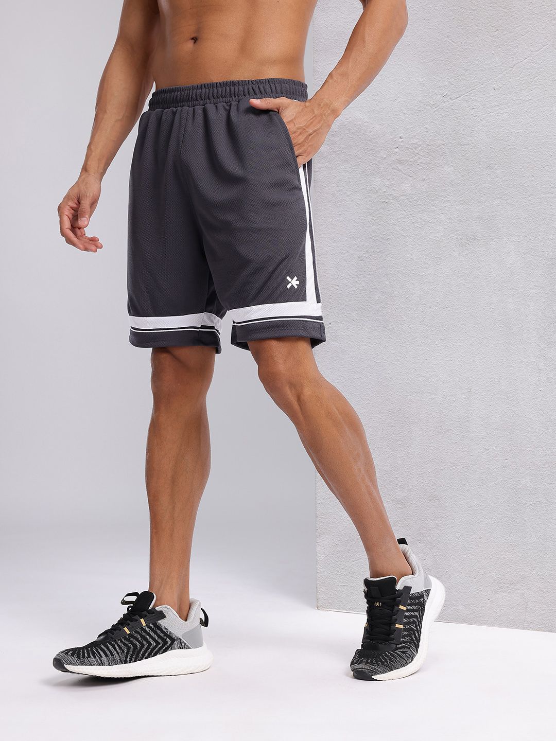 HRX by Hrithik Roshan Men Rapid-Dry Slim Fit Training Shorts