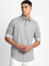 THE BEAR HOUSE Men Slim Fit Opaque Striped Casual Shirt