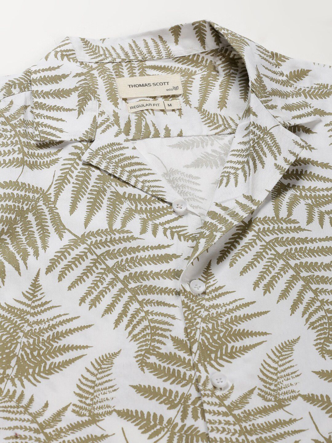 Thomas Scott Classic Fit Floral Printed Casual Pure Cotton Shirt