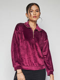 AND Shirt Collar Cuffed Sleeves Top
