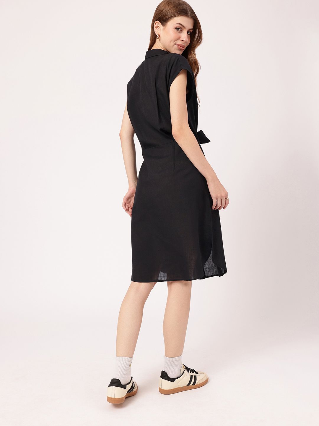 Classic Ribbon Magic Femme Shirt Style Dress
