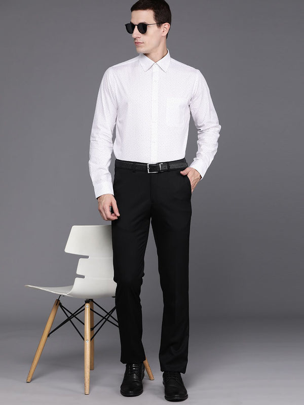 Raymond Pure Cotton Slim Fit Dicetak Baju Formal
