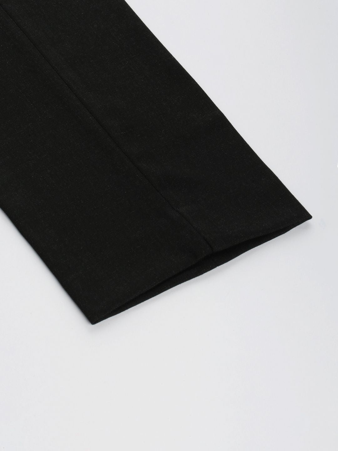 Park Avenue Men Self Design Textured Mid-Rise Smart Fit Formal Trousers